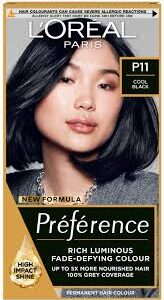 Loreal Paris Preference Luminous Fade-Defying Hair Color - P11 Cool Black