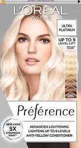 Loreal Hair Color Preference - Bleach Ultra Platinum