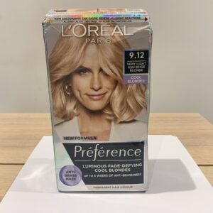 Loreal Hair Color Preference - 9.12 Very Light ASH Beige Blonde