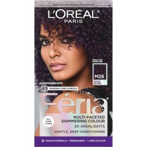 L’Oreal Paris Feria Midnight Bold M26 Violet Eclipse Cool Purple Hair Dye