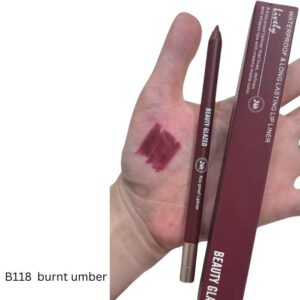 Beauty Glazed Waterproof & Long Lasting Lip Liner - B118 Burnt Umber