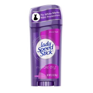 Lady Speed ​​Stick Invisible Dry Shower Fresh Antiperspirant Deodorant,65g
