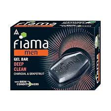 Fiama Men Gel Bar Deep Clean (Charcoal & Grapefruit) Size: 125gm
