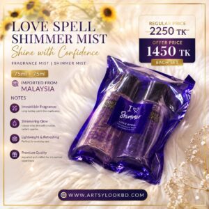 Victoria's Secret fragrance set includes a 75ml shimmer mist and a 75ml fragrance mist.