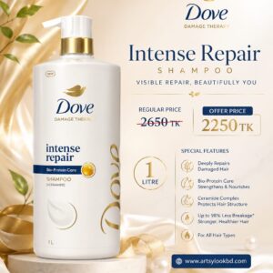 Dove Shampoo Peptide Intense Repair 1000ml