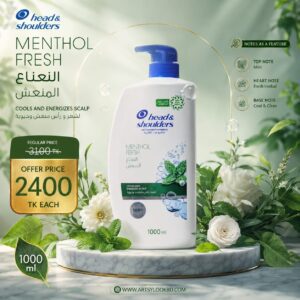 Head & Shoulders Menthol fresh Anti-Dandruff Shampoo 1000ml