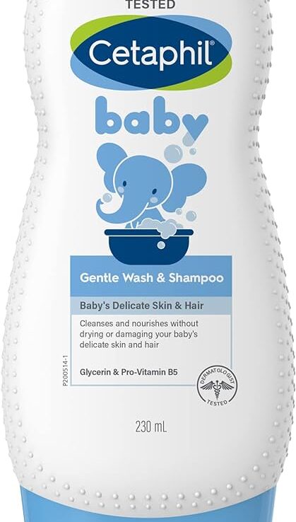 Cetaphil Baby Shampoo & Wash, White, Chamomile, 230 ml