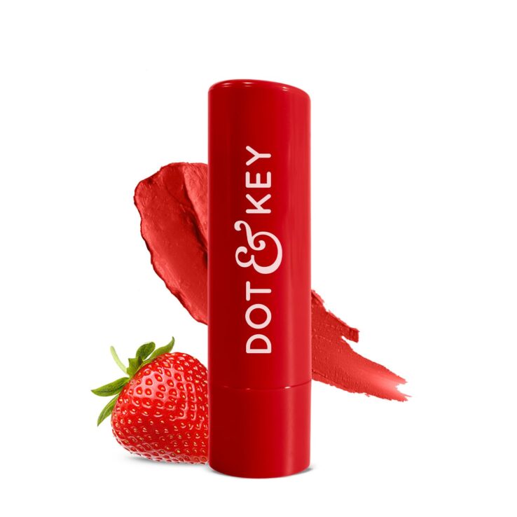 Dot & Key Barrier Repair Hydrating Lip Balm SPF 50 | Strawberry Red