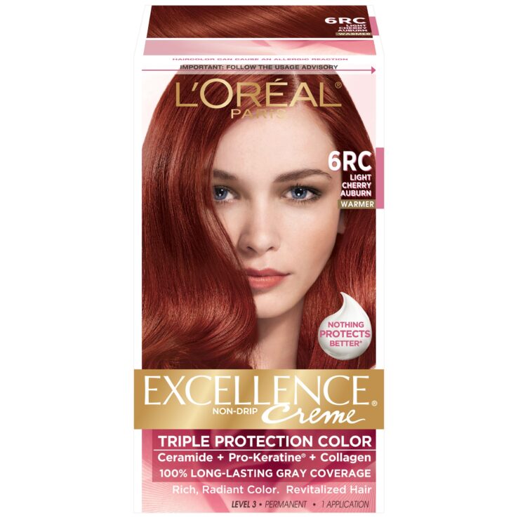 L'Oreal 6RC Warmer Light Cherry Auburn Hair Color