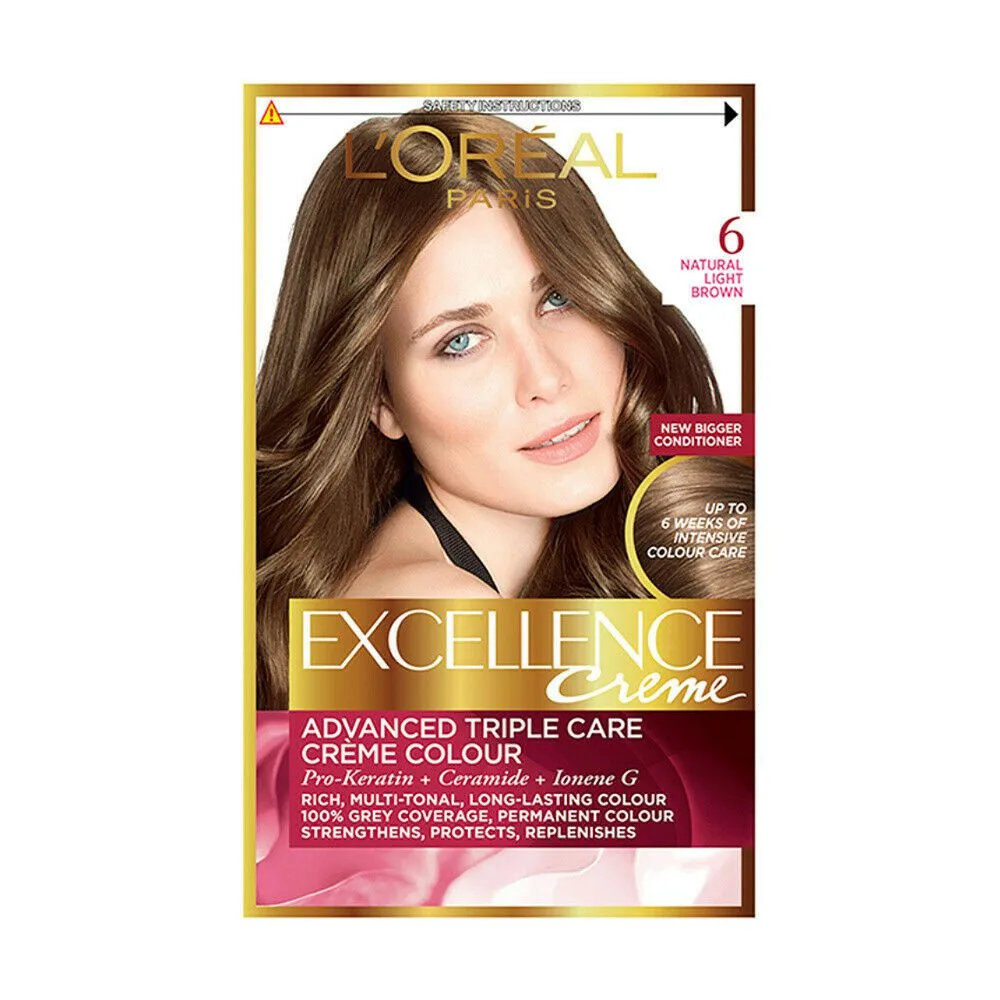 L'Oréal Excellence Natural Light Brown 6