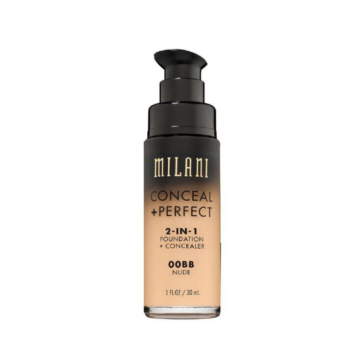 Milani Conceal + Perfect 2 In 1 Foundation + Concealer 30ml - 00BB Nude