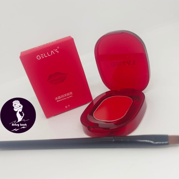 Gella's Ice Crystal Lip Balm Moisturizing Glitter Shimmer Lipstick Lasting Waterproof Non-stick Cup Not Fade With Brush TSLM2