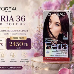 L’Oreal Paris Feria Multi-Faceted Shimmering Permanent Hair Color 36 (Chocolate Cherry)