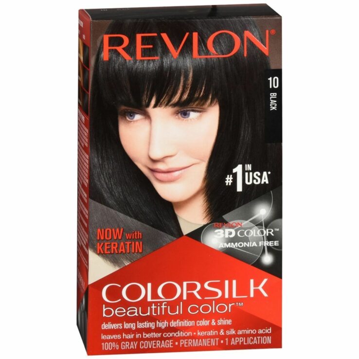 Revlon ColorSilk Beautiful 3D Hair Color - 10 Black