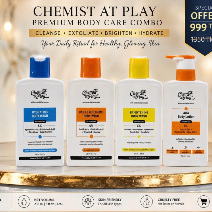 Chemist at Play Daily Exfoliating Body Wash 236ml