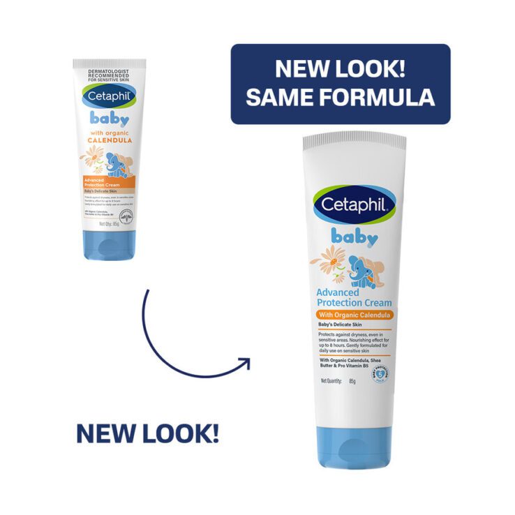 cetaphil Baby Advanced Gentle & Soft Protection Moisturizing Cream For Face & Body With Organic Calendula