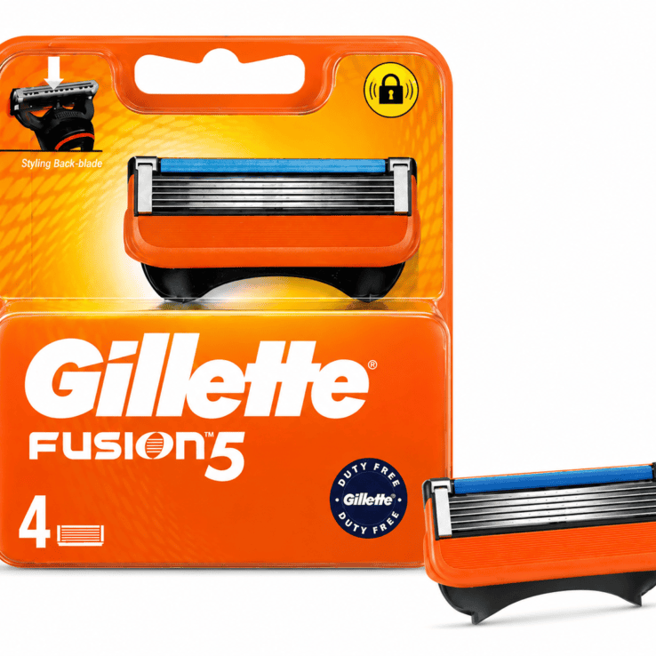 Gillette Fusion5 Razor Blades – 4 Cartridges