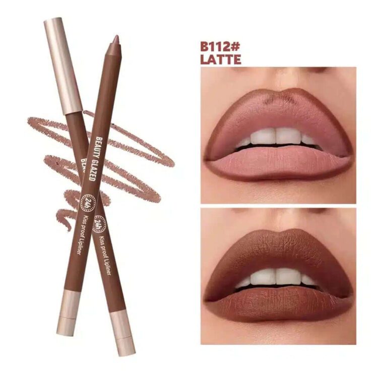 Beauty Glazed Waterproof & Long Lasting Lip Liner - B112 LATTE Size: 0.6 gm