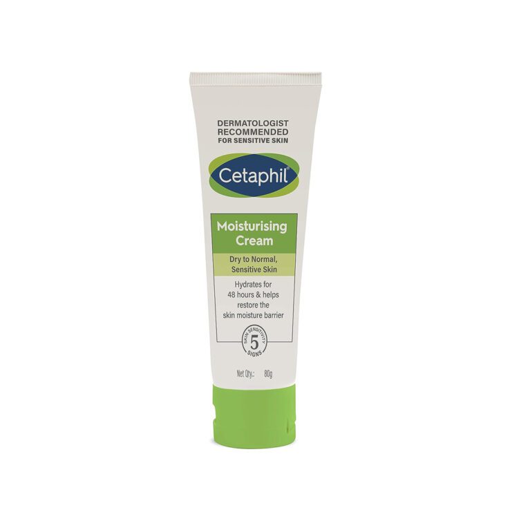 Cetaphil Moisturizing Cream Dry To Normal Sensitive Skin 80g