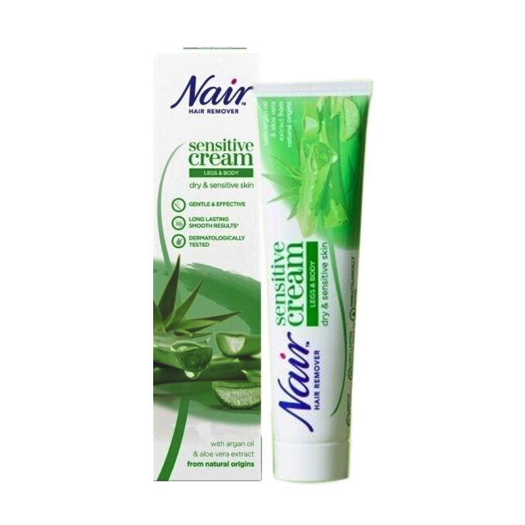 Nair Aloe Vera Sensitive Hair Removal Cream (Legs & Body) 100ml