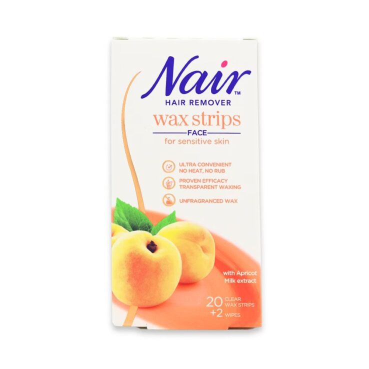 Nair Face Wax Strips for Sensitive Skin - Apricot