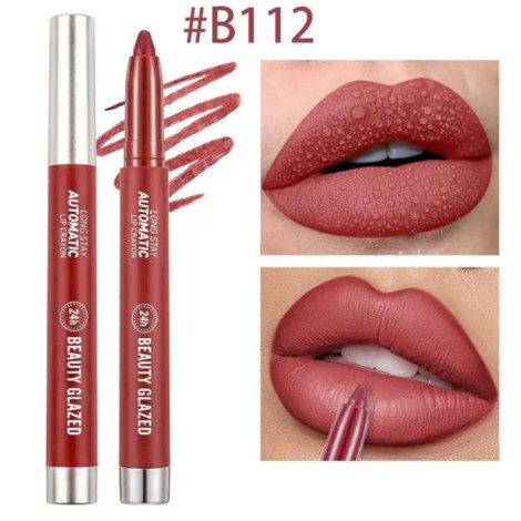 Beauty Glazed Long Stay Automatic Lip Crayon - B112 Burgundy