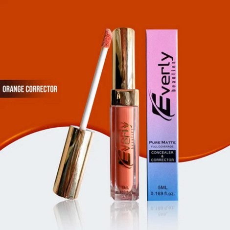 Everly Beauties Pure Matte Full Coverage Concealer & Corrector - Orange Corrector