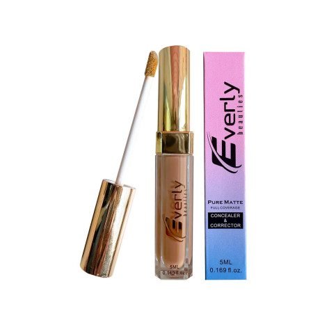 Everly Beauties Pure Matte Full Coverage Concealer & Corrector - Deep Bronze