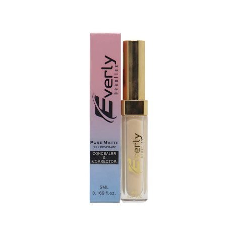 Everly Beauties Pure Matte Full Coverage Concealer & Corrector - Pure Beige